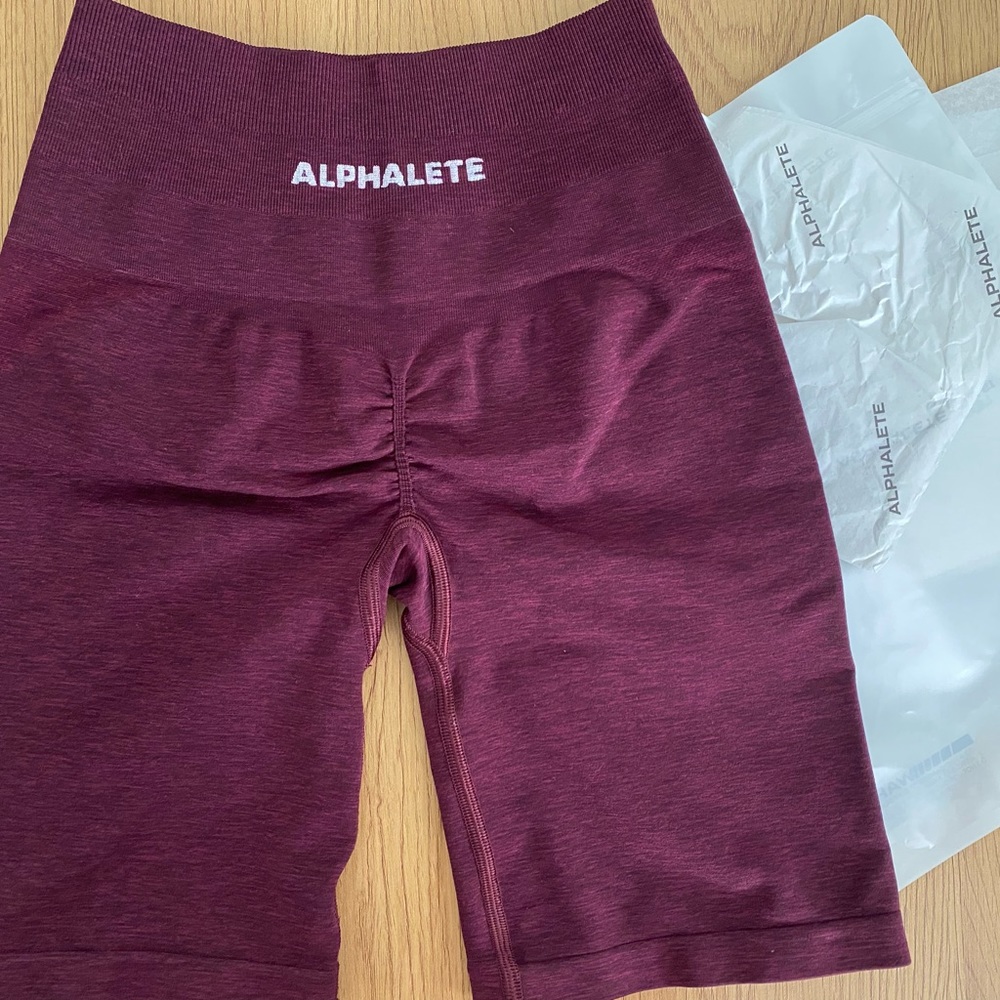 Alphalete amplify biker shorts